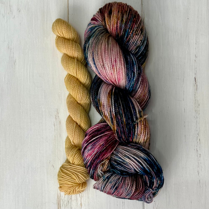 "Folk Art"  Deluxe Sock Hand-dyed Yarn