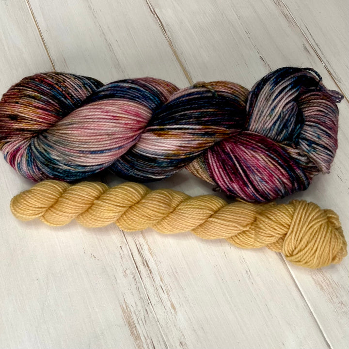 "Folk Art"  Deluxe Sock Hand-dyed Yarn