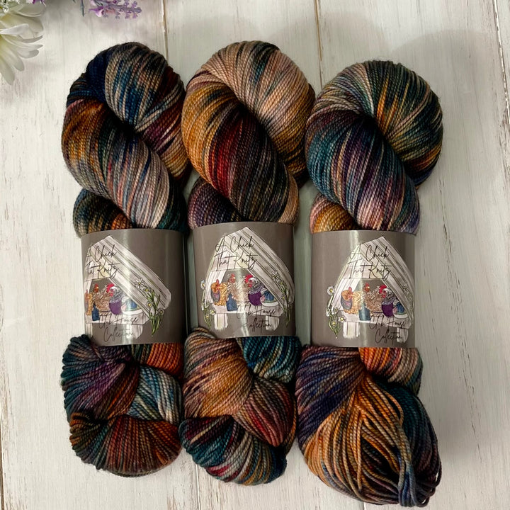 Rooster Dance Deluxe Sock Hand-dyed Yarn