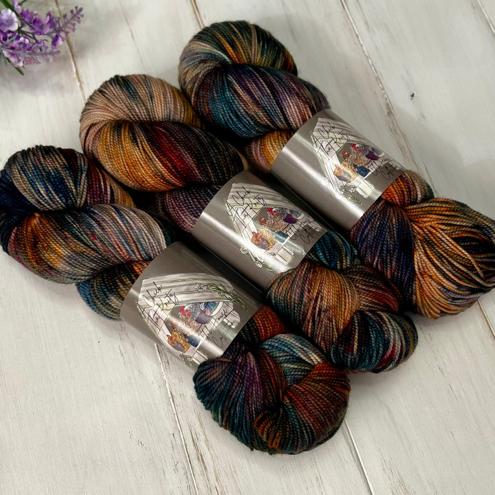 Rooster Dance Deluxe Sock Hand-dyed Yarn