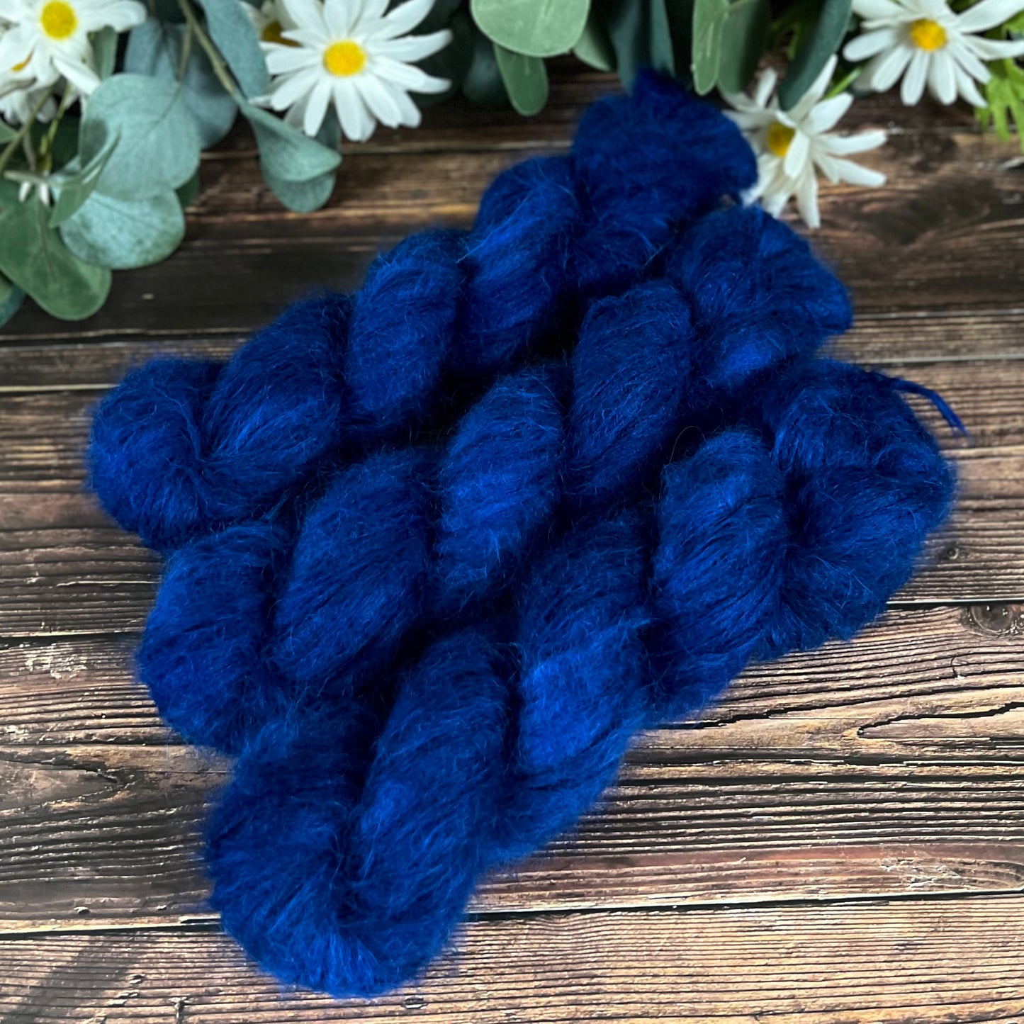 "Lord John Grey" Suri Alpaca Hand-dyed Yarn