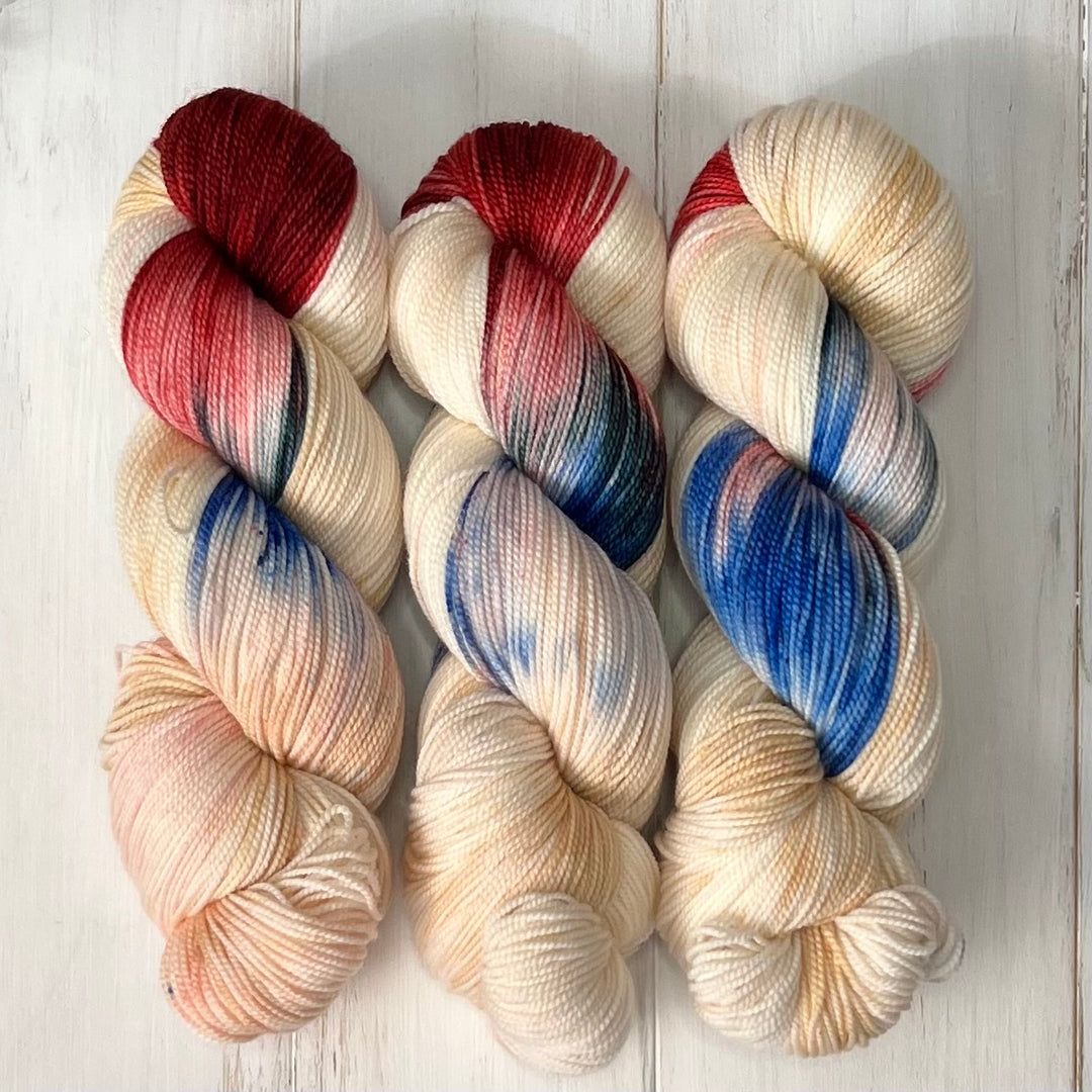 Cock-a-doodle-doo Deluxe Sock Hand-dyed Yarn