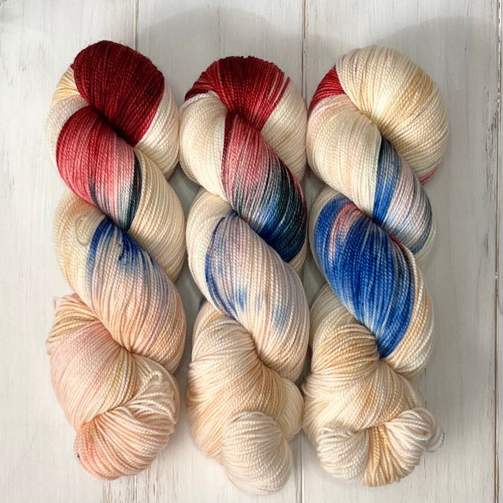 Cock-a-doodle-doo Deluxe Sock Hand-dyed Yarn