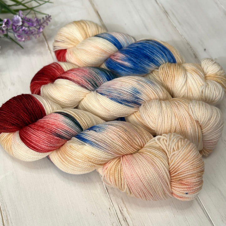 Cock-a-doodle-doo Deluxe Sock Hand-dyed Yarn