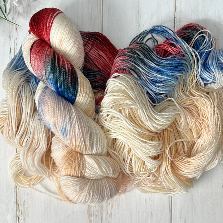 Cock-a-doodle-doo Deluxe Sock Hand-dyed Yarn