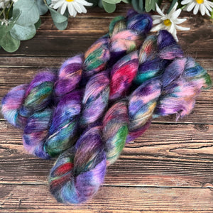 "Colors of the Wind" Suri Alpaca Hand-dyed Yarn