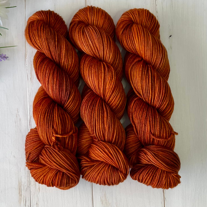 "Terra Cotta" Merino DK Hand-dyed Yarn