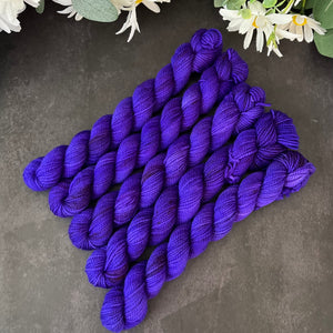 "Grape Vine" Mini Sock Hand-dyed Yarn