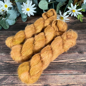 "Dijon" Suri Alpaca Hand-dyed Yarn