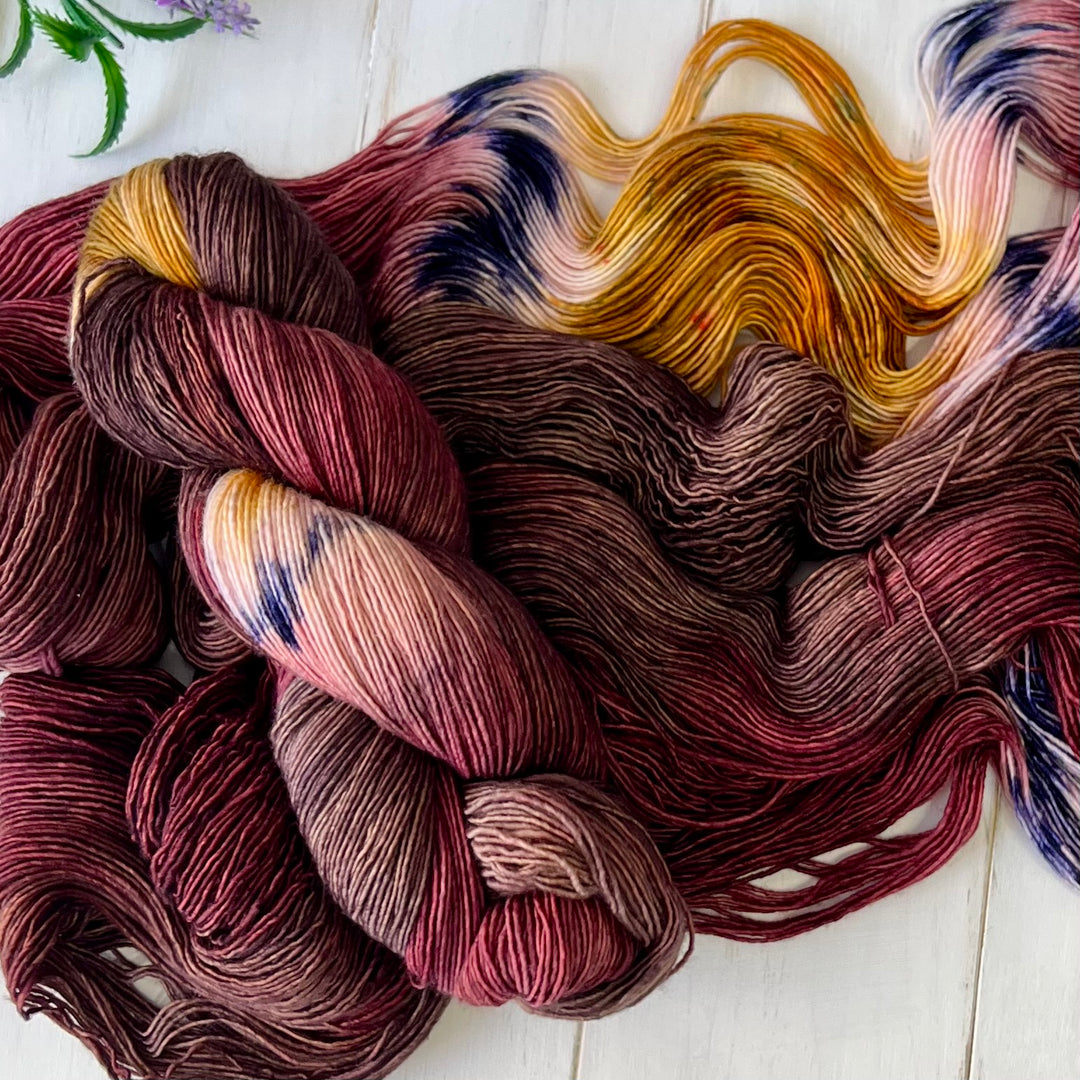 Fall Drives Deluxe Sock Hand-dyed Yarn