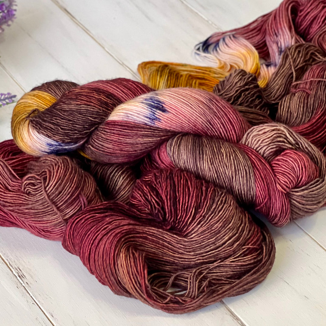 Fall Drives Deluxe Sock Hand-dyed Yarn