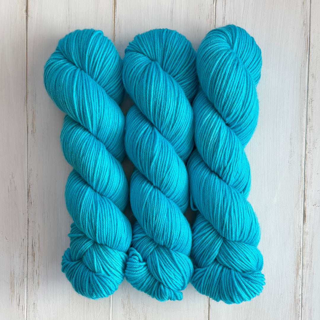 "Turquoise"  DK Hand-dyed Yarn
