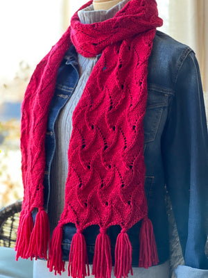 "Crimson" Hand-dyed Yarn