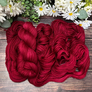 "Crimson" Hand-dyed Yarn