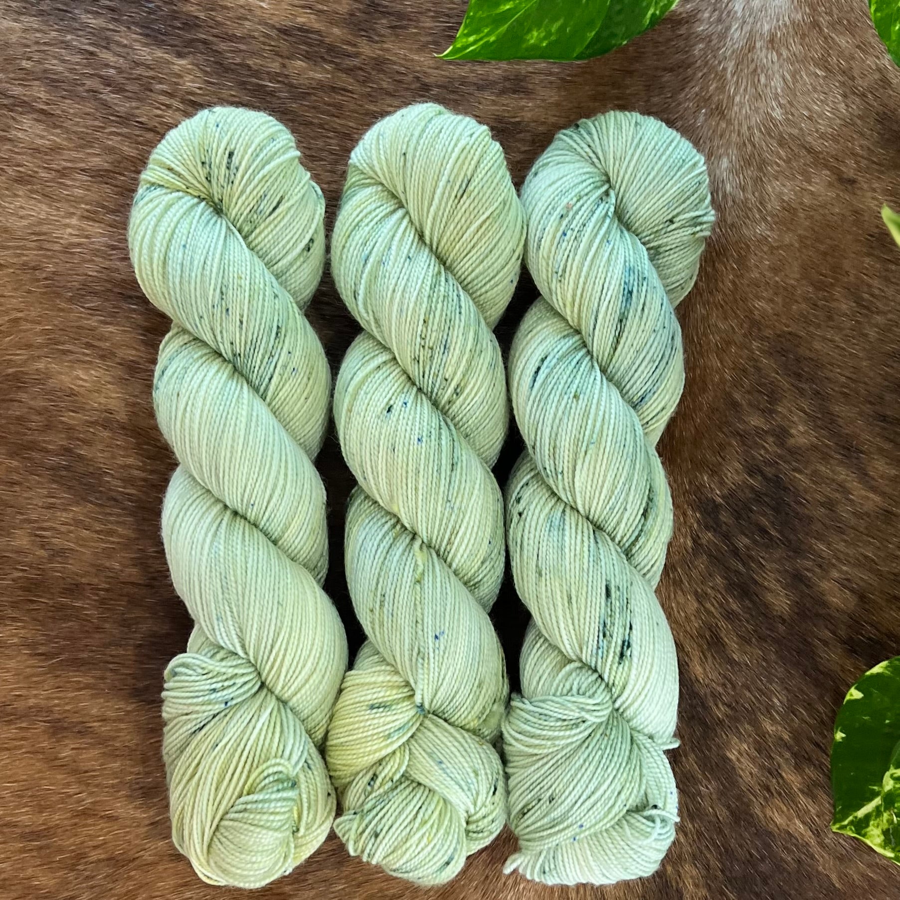 "Grasslands" Merino Fingering Hand-dyed Yarn (Discontinued Base)