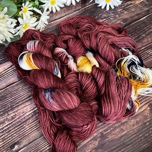 "Fall Drives" Hand-dyed Yarn