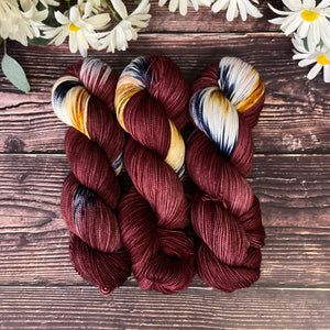 "Fall Drives" Hand-dyed Yarn