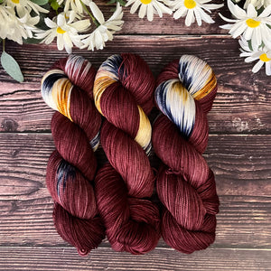 "Fall Drives" Hand-dyed Yarn