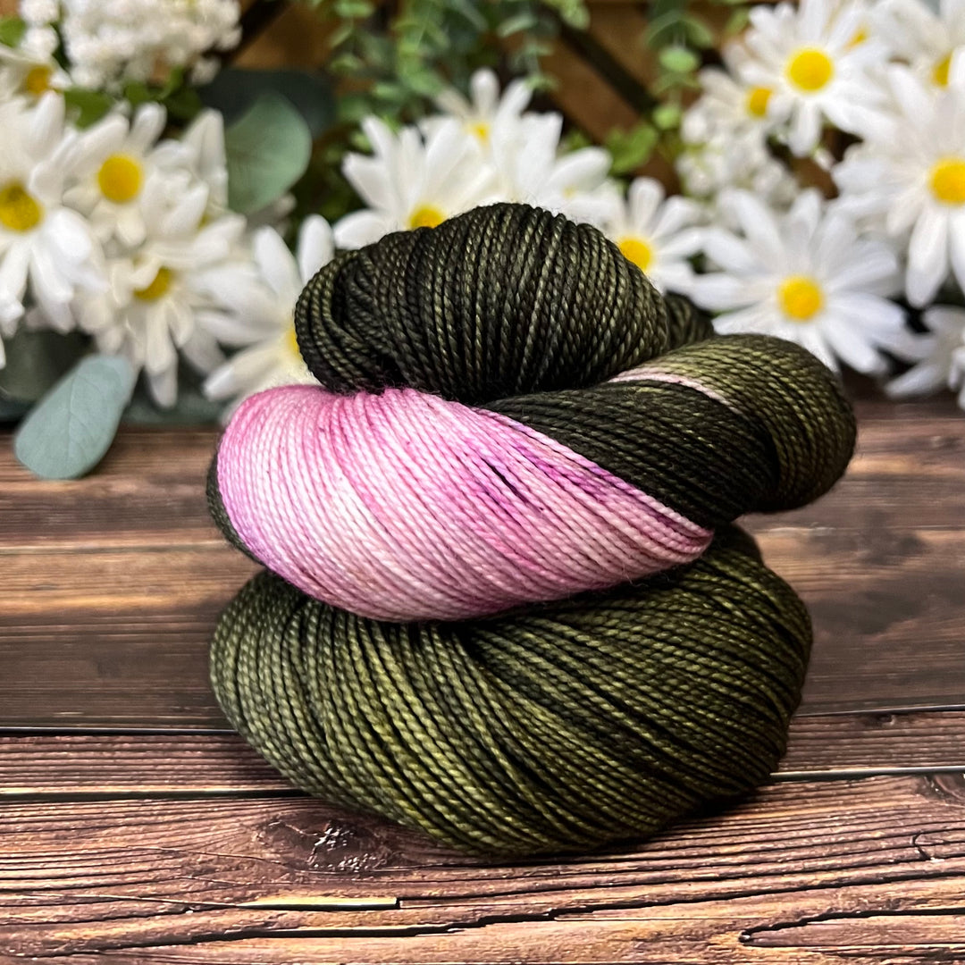 "Succulent" Assigned Pooling Hand-dyed Yarn