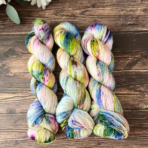 "Wildflowers" Hand-dyed Yarn