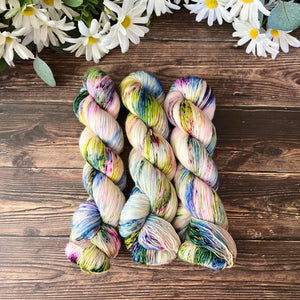 "Wildflowers" Hand-dyed Yarn