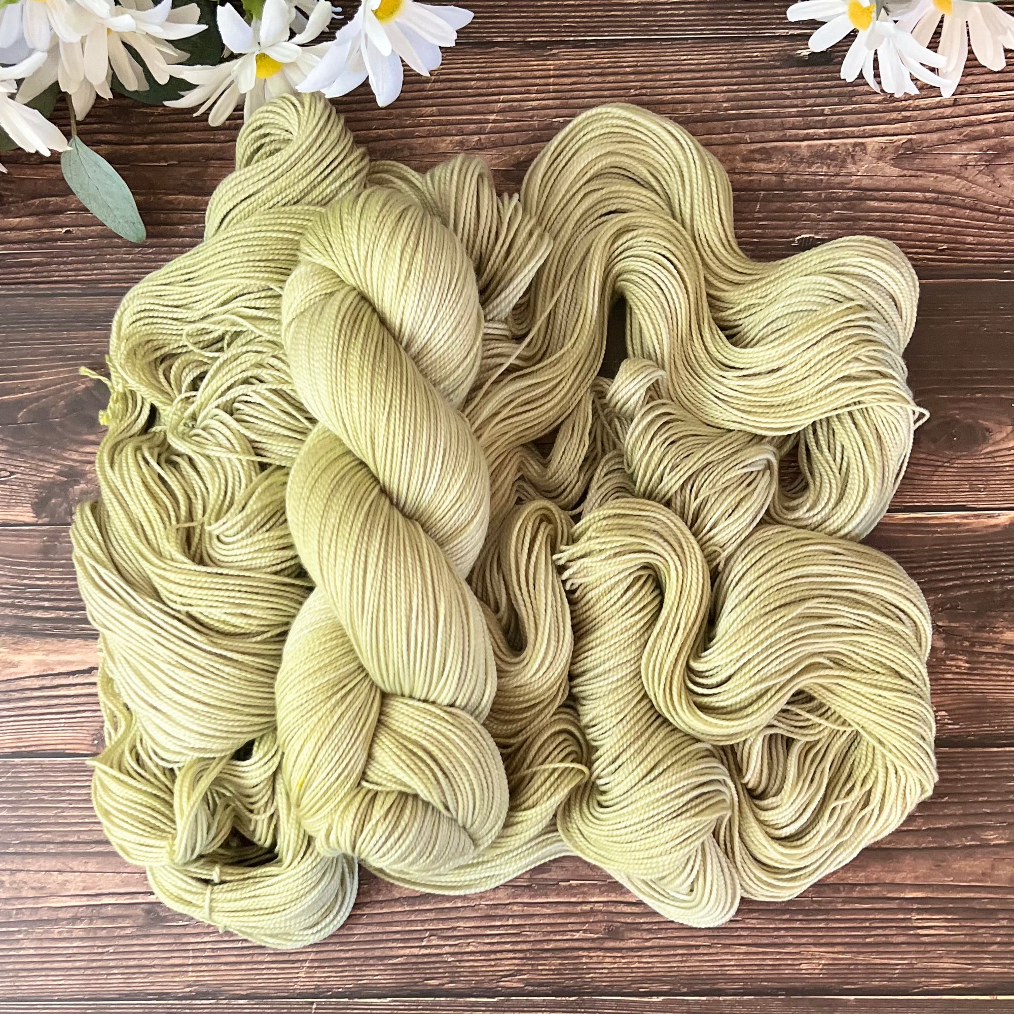 "Celery" Hand-dyed Yarn