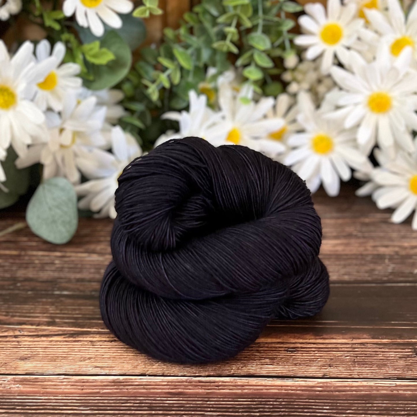 "Onyx" Hand-dyed Yarn