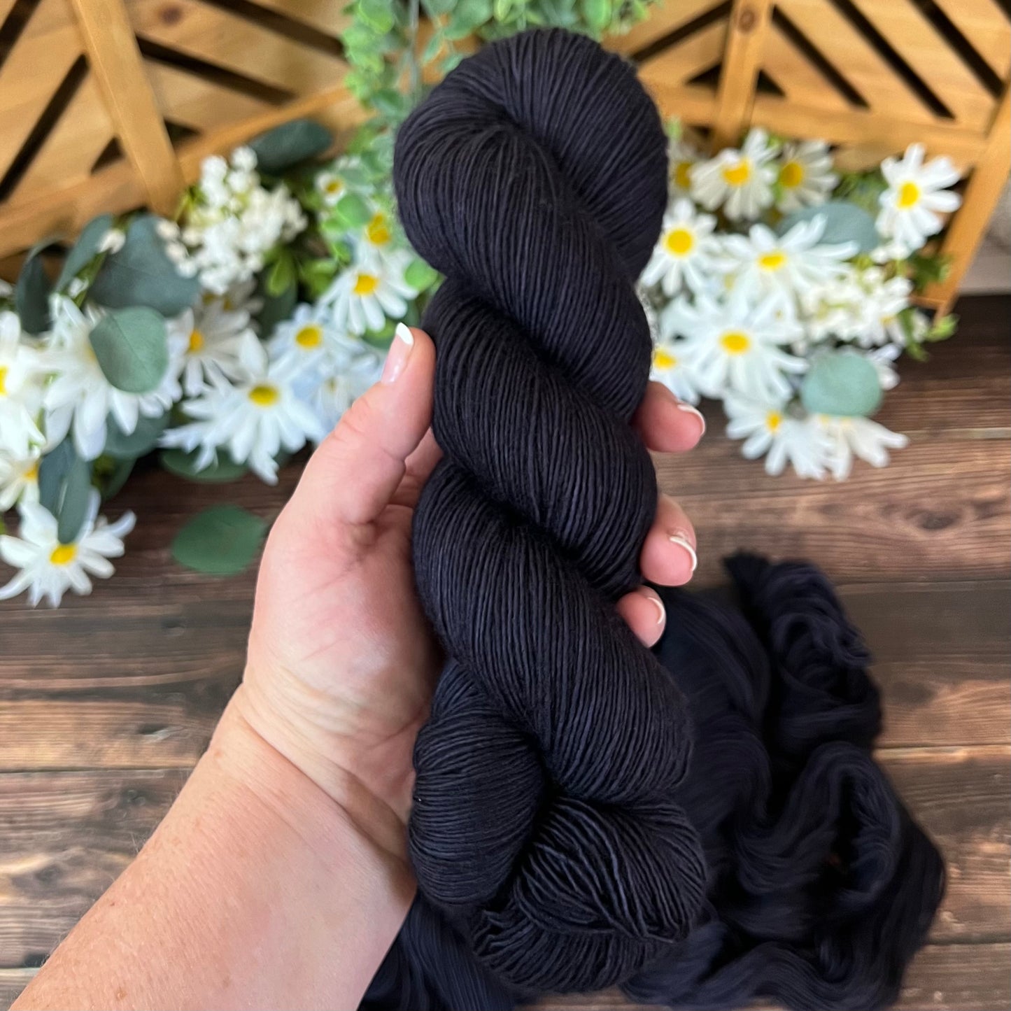 "Onyx" Hand-dyed Yarn