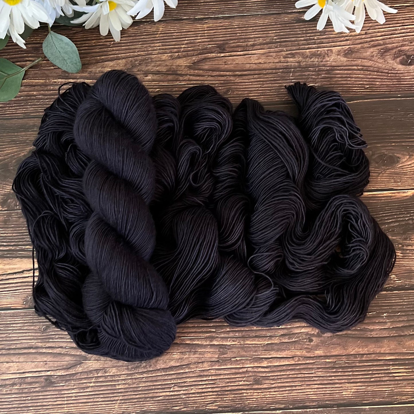 "Onyx" Hand-dyed Yarn