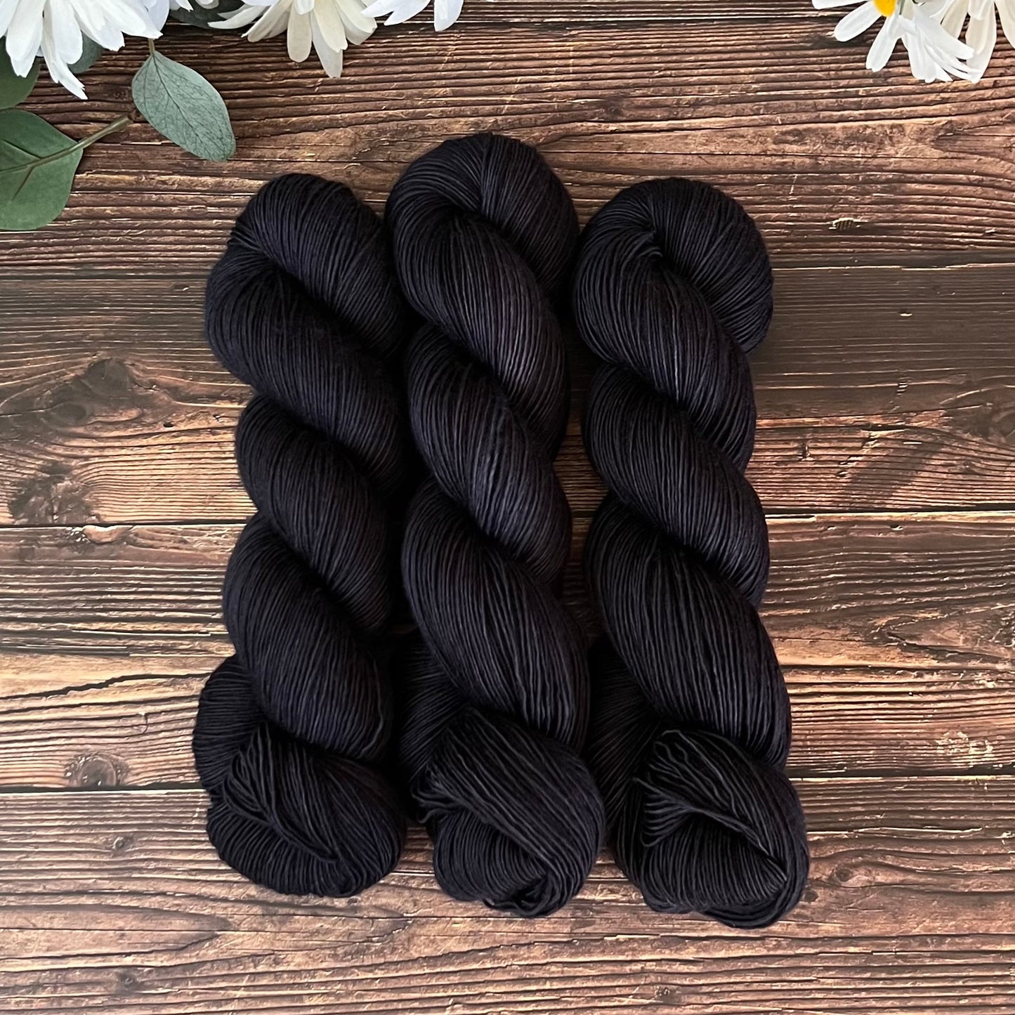 "Onyx" Hand-dyed Yarn