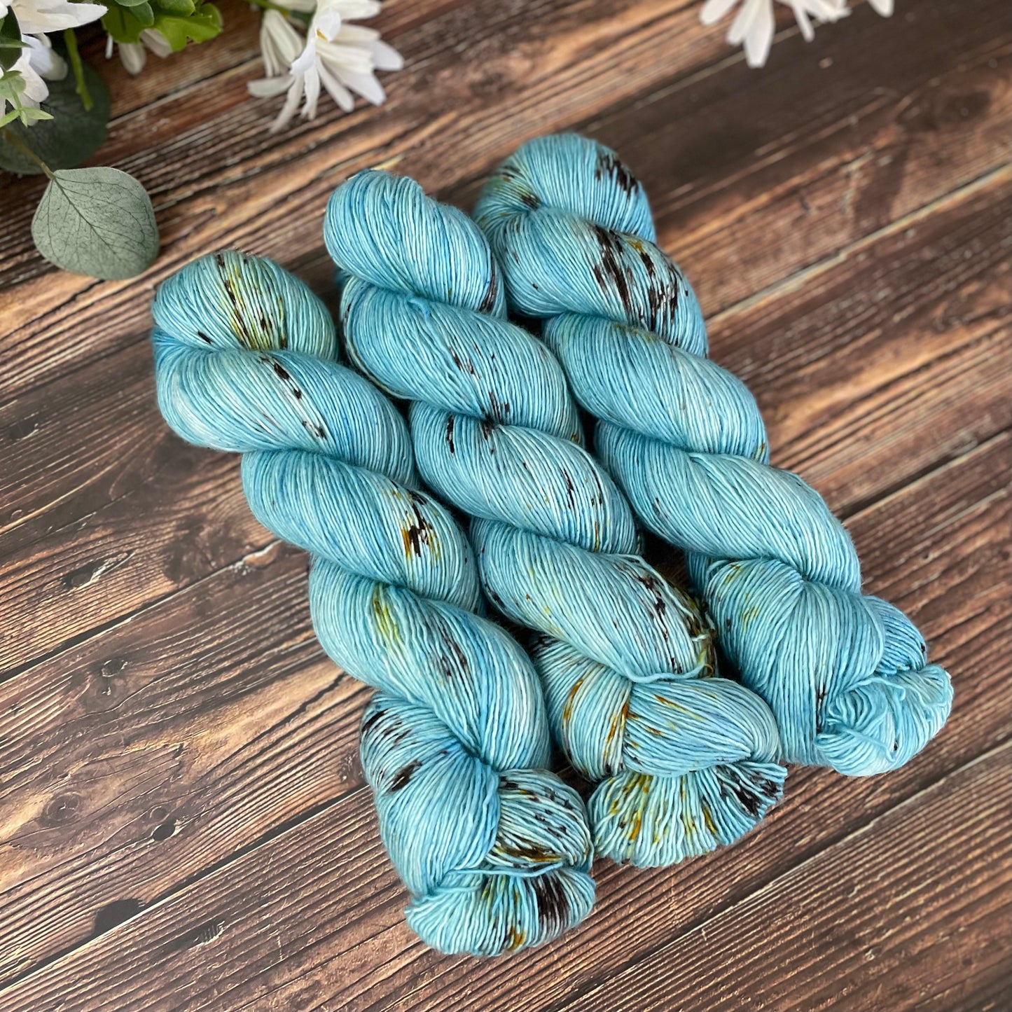 "Robin's Egg" Hand-dyed Yarn