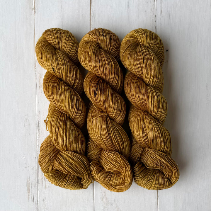"Dijon Mustard" CashSilk Sock Hand-Dyed Yarn