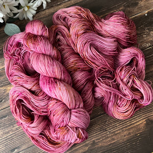 "Rosewood"  Hand-dyed Yarn