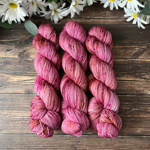 "Rosewood"  Hand-dyed Yarn