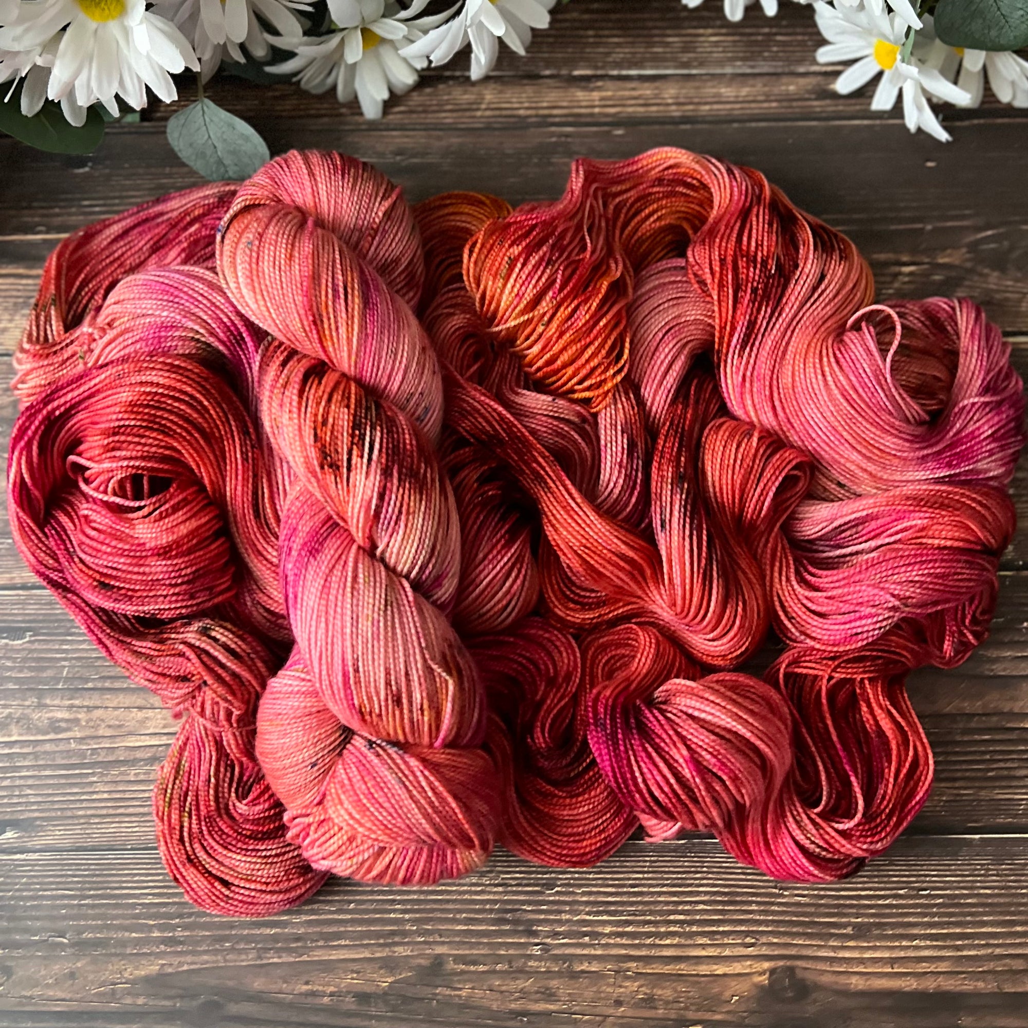 "Amber Rose" Hand-dyed Yarn