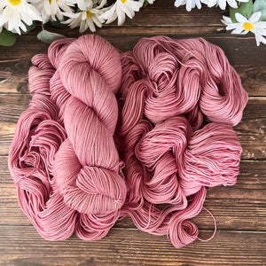 "Dusty Rose" Hand-dyed Yarn