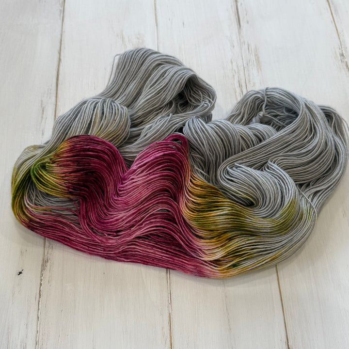 "Turtledove" Assigned Pooling Hand-Dyed Yarn - Dye Break
