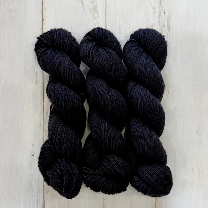 "Obsidian" Hand-dyed Yarn