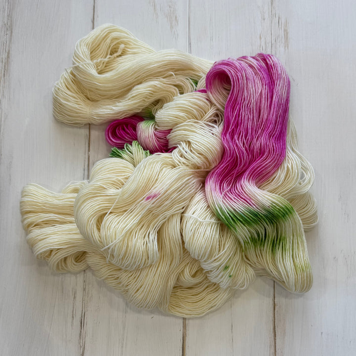 "Vintage Rose" Assigned Pooling Hand-Dyed Yarn