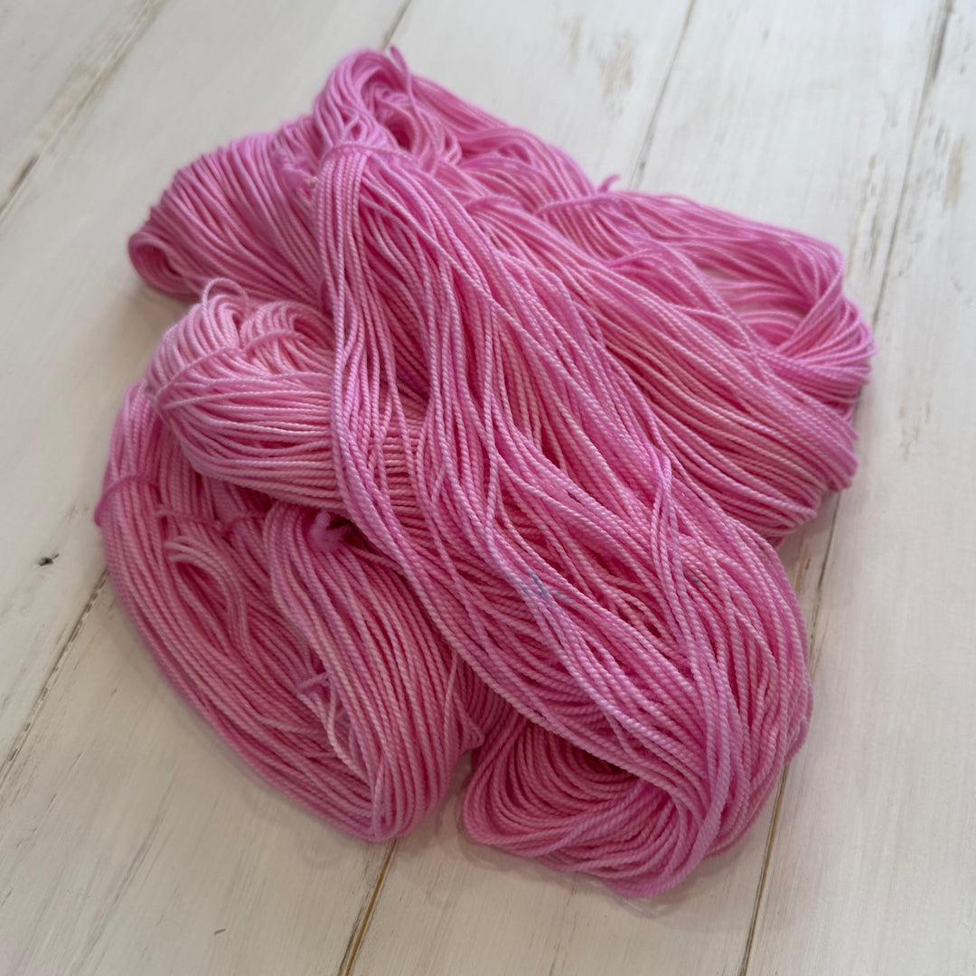 "Paris Pink" Hand-Dyed Yarn - Deluxe Sock