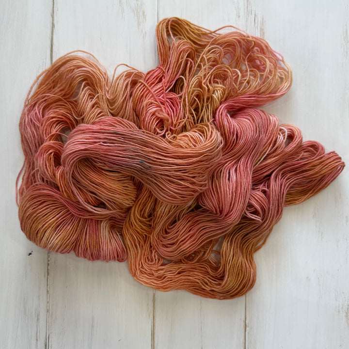 "Aurora" Hand-Dyed Yarn - Deluxe Sock Singles Fingering