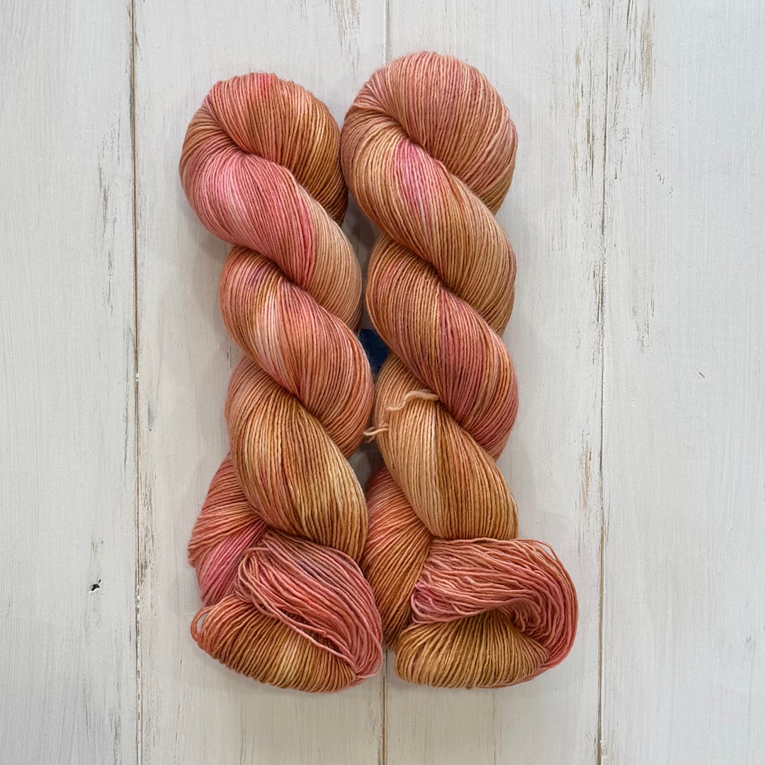 "Aurora" Hand-Dyed Yarn - Deluxe Sock Singles Fingering