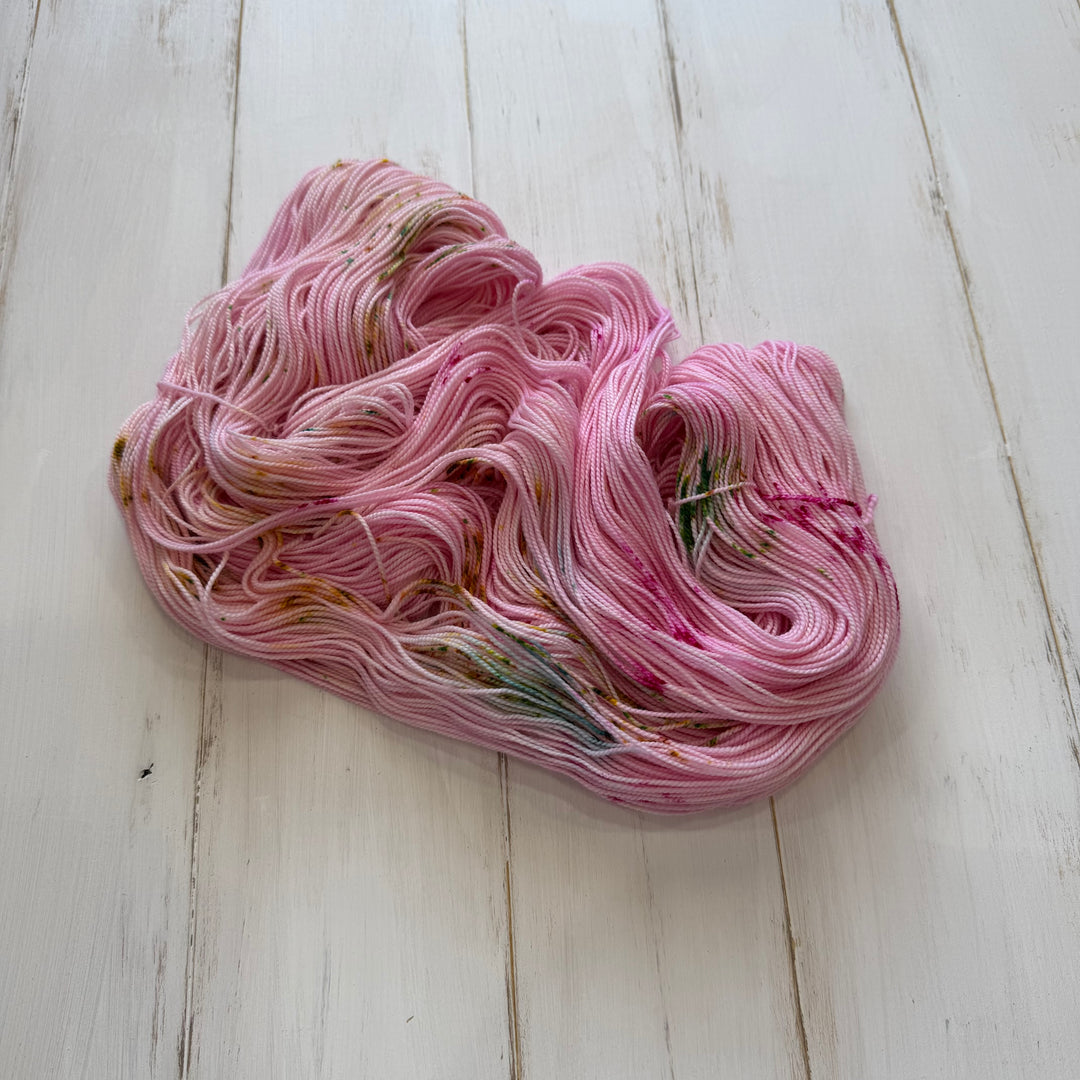 "Pink Everyday" Hand-Dyed Yarn - Deluxe Sock