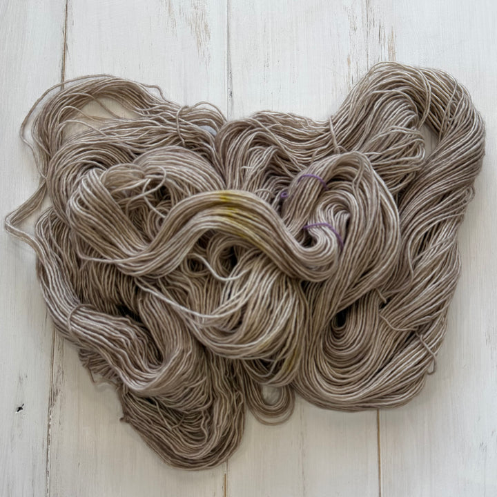 "Doeskin" Hand-Dyed Yarn - Singles Fingering