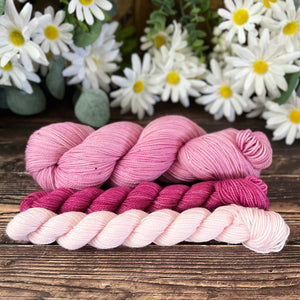 "Be My Valentine" Sock Set Hand-dyed Yarn