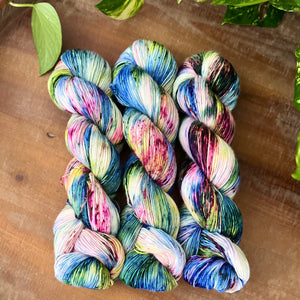 "Wildflowers" Hand-dyed Yarn