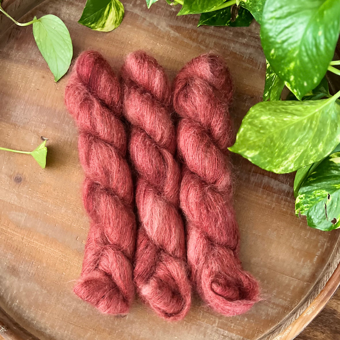 "Sienna" Kidsilk Mohair Hand-dyed Yarn