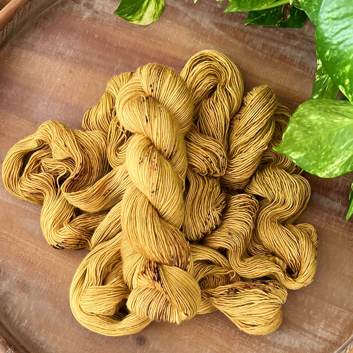 "Dijon Mustard" Hand-dyed Yarn