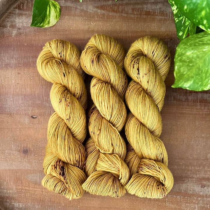 "Dijon Mustard" Hand-dyed Yarn