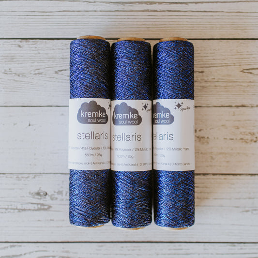 "Nightblue Sparkle" Stellaris Kremke Soul Wool